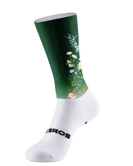 ROCKBROS Emerald Forest Floral Cycling Socks