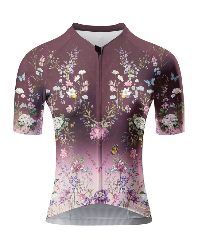 ROCKBROS Women's Twilight Floral Cycling Jersey