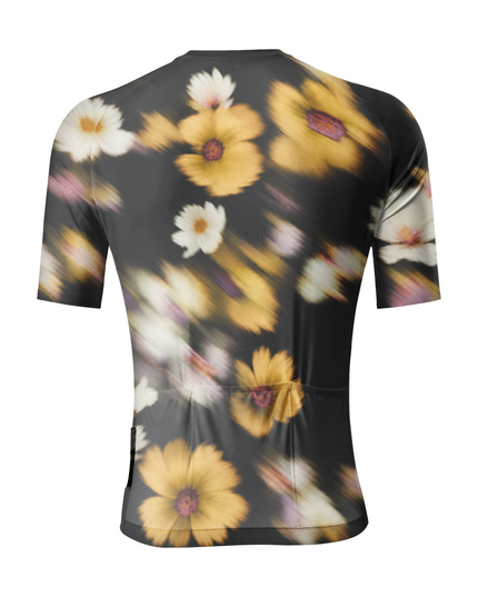 ROCKBROS Men's Motion Blur Floral Cycling Jersey