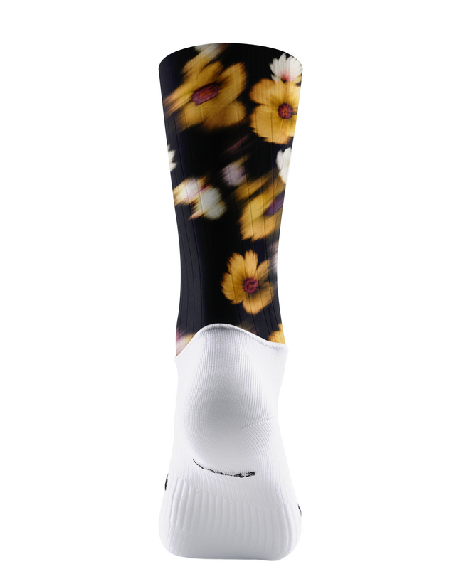 ROCKBROS Motion Blur Floral Cycling Socks