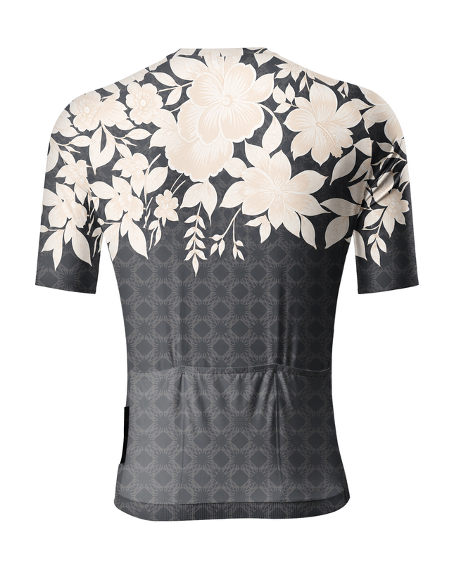 ROCKBROS Men's Dark Botanical Cycling Jersey