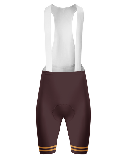ROCKBROS Men's Heritage Burgundy Varsity Cycling Bibs