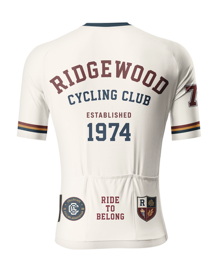 ROCKBROS Men's Ridgewood 1974 Retro Striped Cycling Jersey
