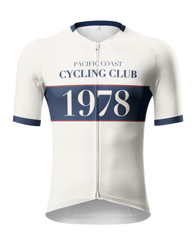 ROCKBROS Men's Pacific Coast 1978 Throwback Cycling Jersey