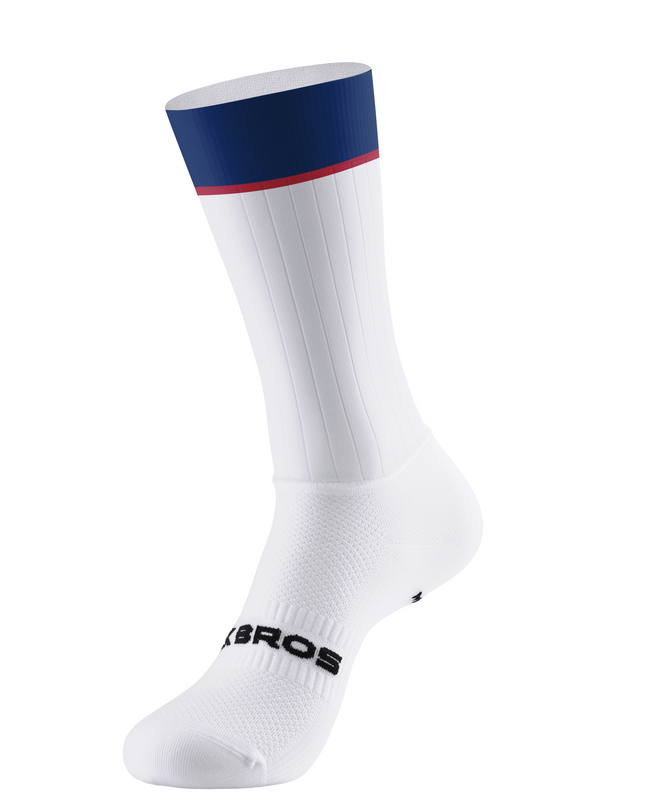 ROCKBROS Navy Varsity Block Cycling Socks