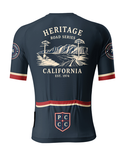 ROCKBROS Men's Pacific Coast Heritage Shield Cycling Jersey