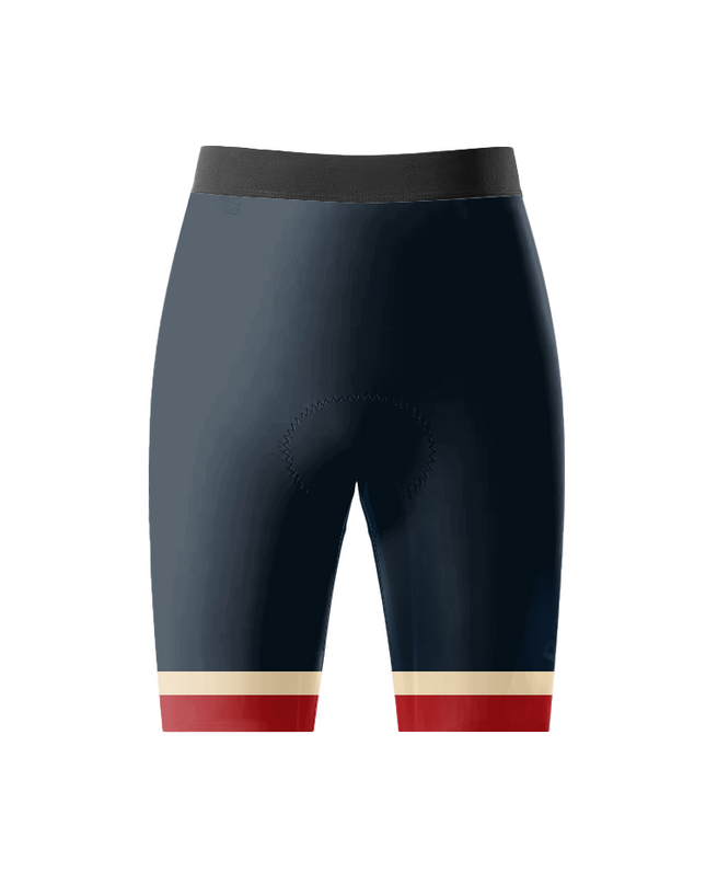 ROCKBROS Men's Throwback Striped Hem Cycling Shorts