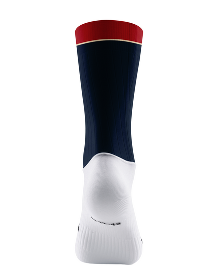 ROCKBROS Heritage Navy Red Block Cycling Socks