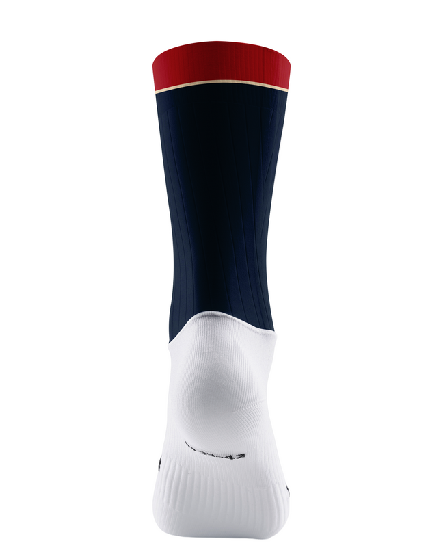 ROCKBROS Heritage Navy Red Block Cycling Socks
