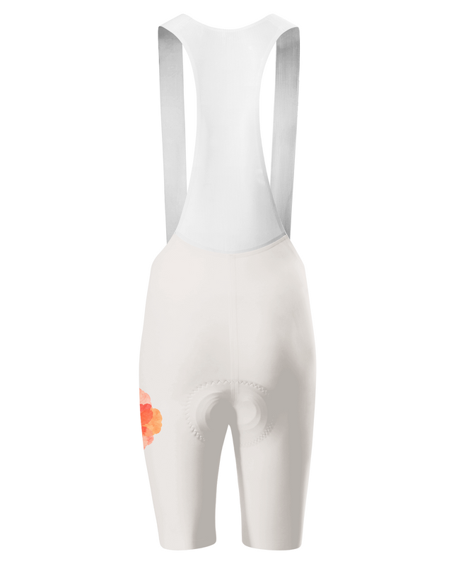 ROCKBROS Women's Watercolor Poppy Bloom Pro Aero Cycling Bibs