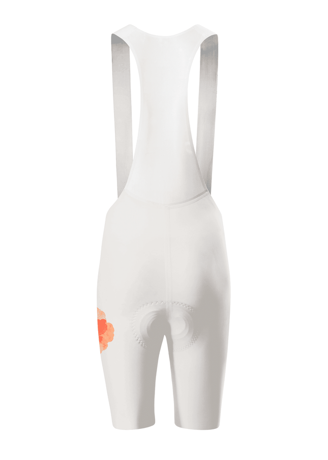 ROCKBROS Women's Watercolor Poppy Bloom Pro Aero Cycling Bibs