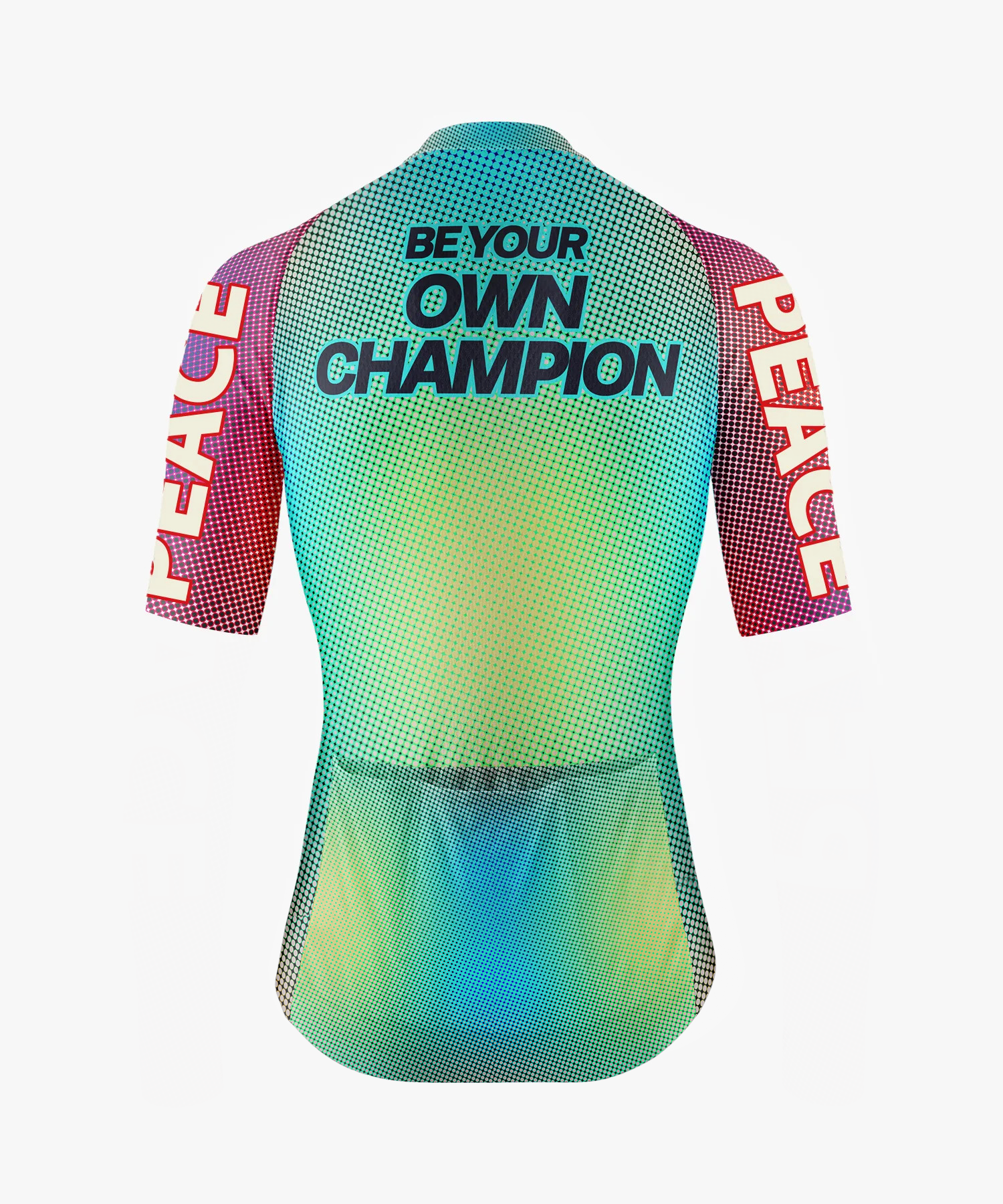 Men's Peace Dove Gradient Cycling Jersey