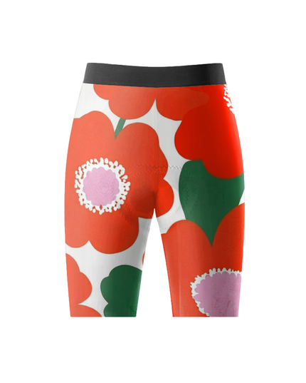 ROCKBROS Women's Artistic Poppy Cycling Shorts