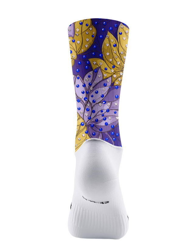 ROCKBROS Jeweled Floral Fantasy Cycling Socks