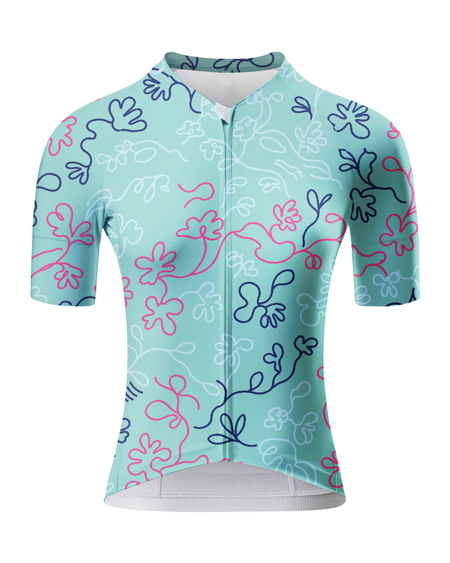 ROCKBROS Women's Wild Bloom Line All-Weather Pro Aero Jersey