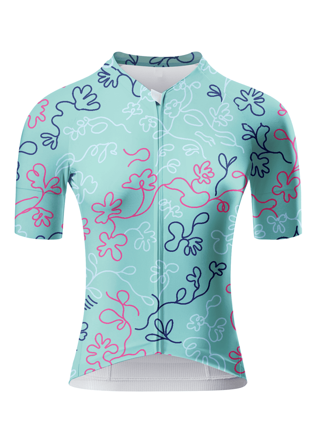 ROCKBROS Women's Wild Bloom Line All-Weather Pro Aero Jersey