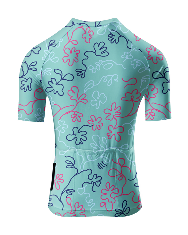 ROCKBROS Women's Wild Bloom Line All-Weather Pro Aero Jersey