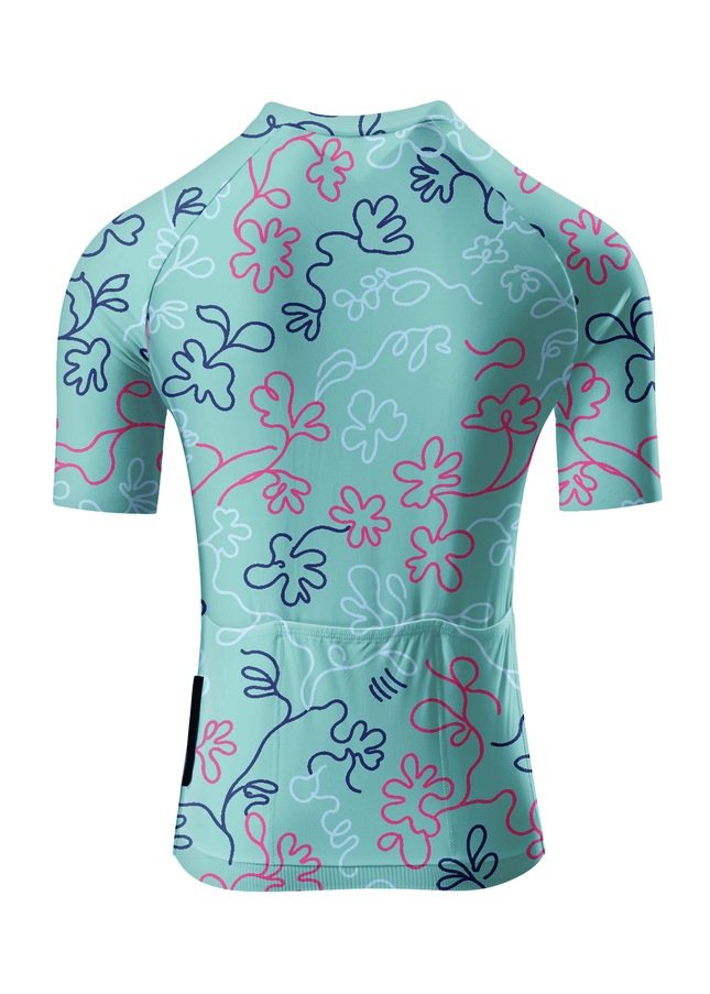 ROCKBROS Women's Wild Bloom Line All-Weather Pro Aero Jersey