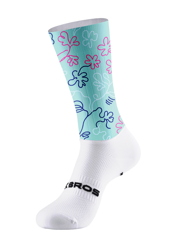ROCKBROS Women's Wild Bloom Line All-Weather Pro Aero Socks