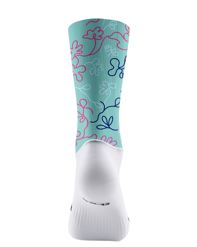 ROCKBROS Women's Wild Bloom Line All-Weather Pro Aero Socks