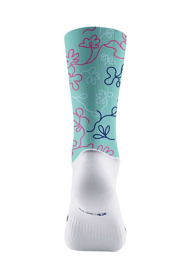 ROCKBROS Women's Wild Bloom Line All-Weather Pro Aero Socks