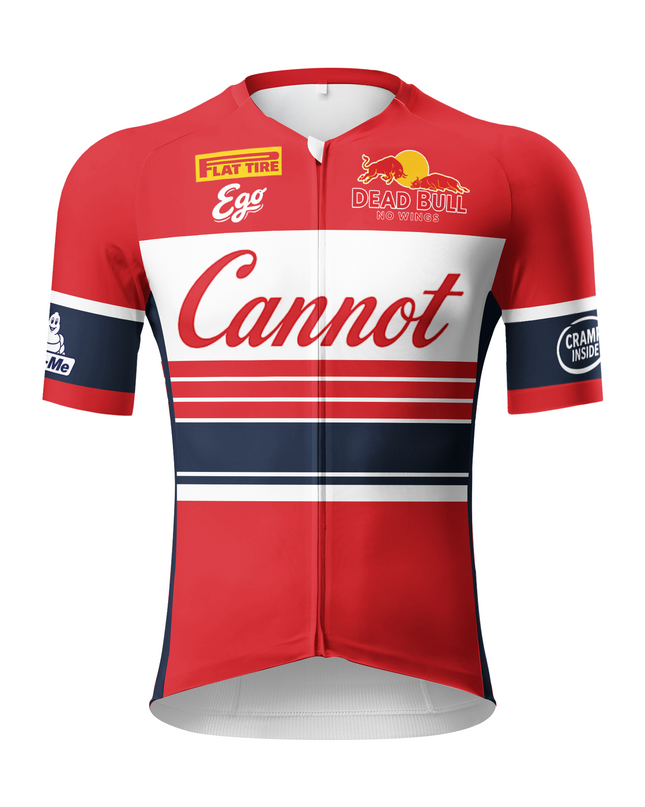 ROCKBROS Men's "Cannot" Satirical Parody Pro Aero Jersey