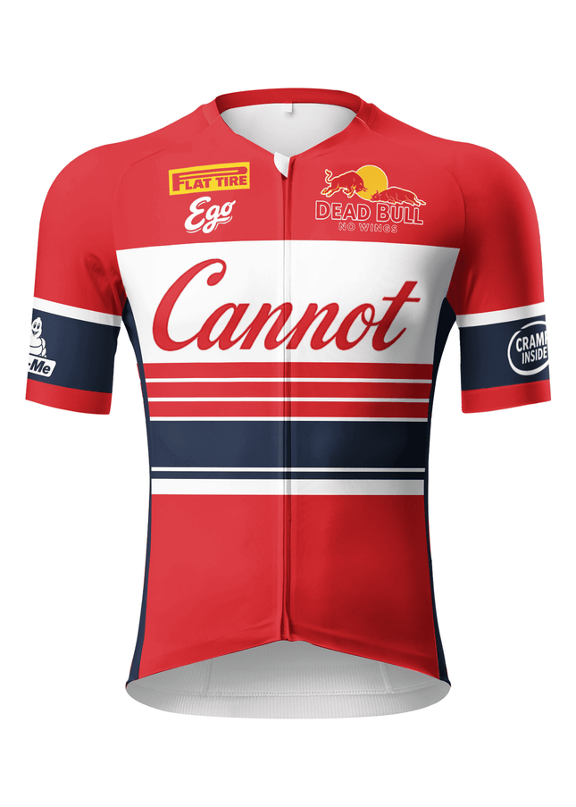 ROCKBROS Men's "Cannot" Satirical Parody Pro Aero Jersey