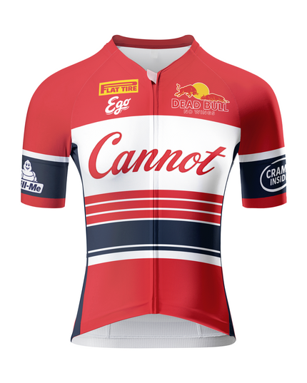 ROCKBROS Women's "Cannot" Satirical Parody Pro Aero Jersey