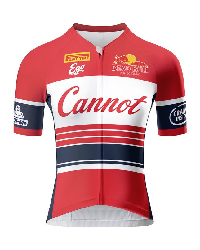 ROCKBROS Women's "Cannot" Satirical Parody Pro Aero Jersey