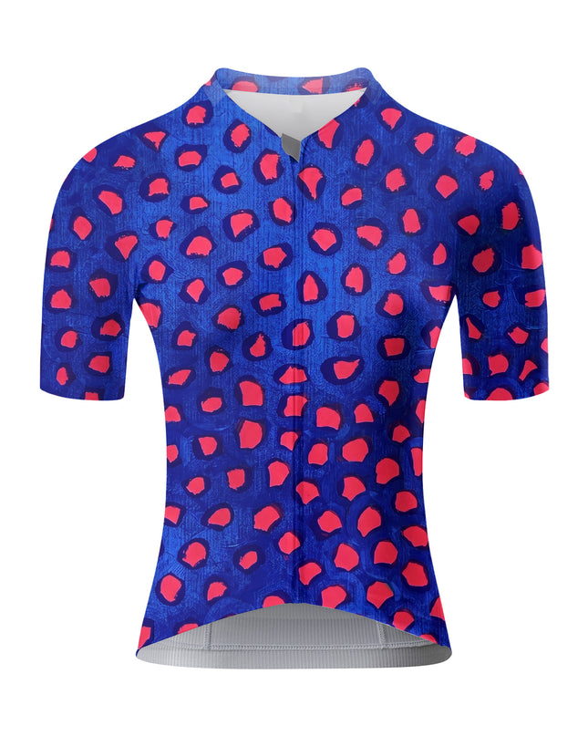 ROCKBROS Women's Neo-Expressionist Textured Dot Cycling Jersey