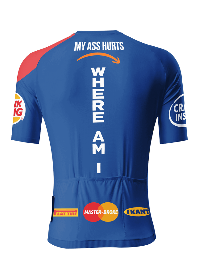 ROCKBROS Men's "Very Tired" Club Classics Pro Aero Jersey
