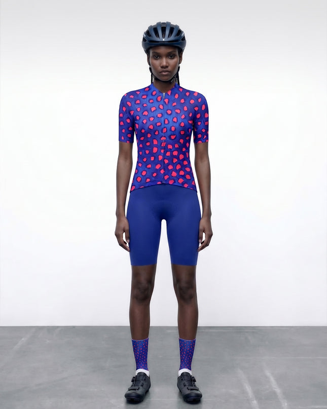 ROCKBROS Women's Royal Azure Minimalist Seamless Cycling Bibs