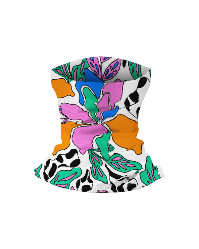 ROCKBROS Vibrant Floral Print Cycling Neck Gaiter