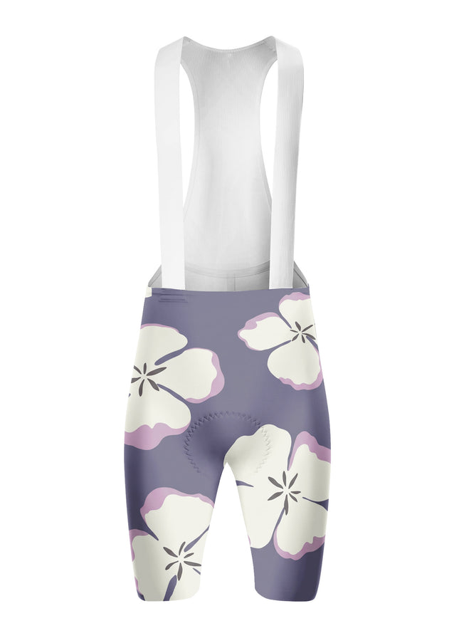 ROCKBROS Women Purple Floral Short Sleeve Cycling Set