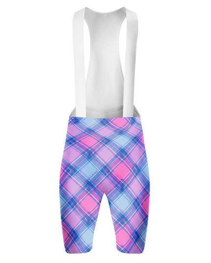 ROCKBROS Women's Pastel Plaid Dream Cycling Bibs