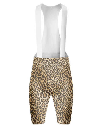 ROCKBROS Women's Leopard Print Cycling Bib Shorts