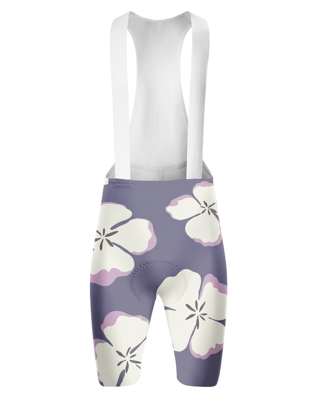ROCKBROS Women Purple Floral Short Sleeve Cycling Jersey