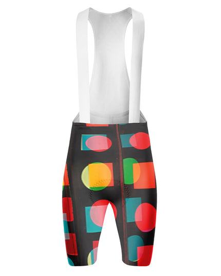 ROCKBROS Men’s Chromatic Geo Pop Art Cycling Bibs