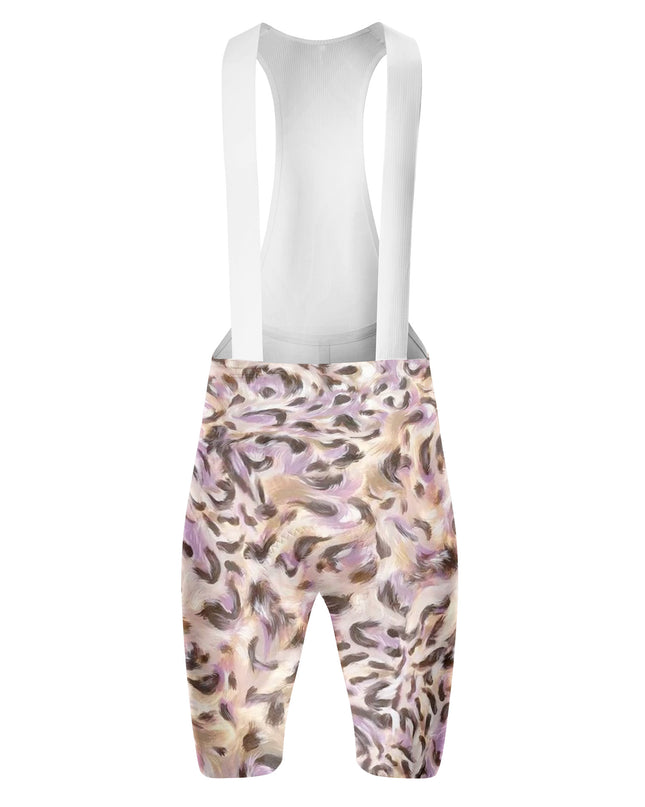 ROCKBROS Women's Artistic Lavender Leopard Cycling Bibs