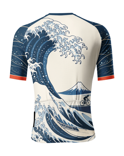 ROCKBROS Men's Kanagawa Great Wave Aero Cycling Jersey