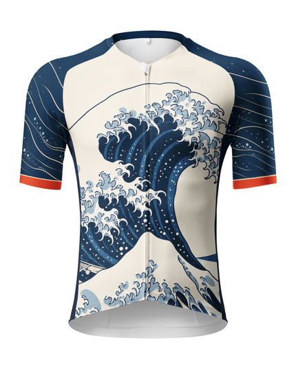 ROCKBROS Men's Kanagawa Great Wave Aero Cycling Jersey