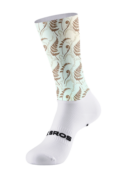 ROCKBROS Vintage Fern Leaf Breathable Socks