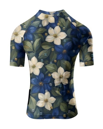 ROCKBROS Women's Midnight Floral Dewdrop Cycling Jersey