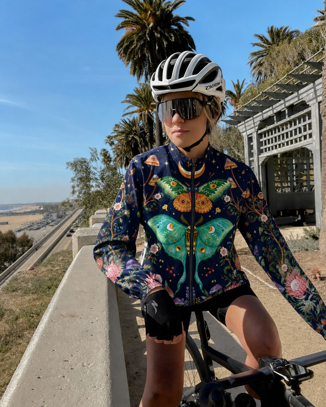 Mystic Luna Moth & Wild Flora Pro Aero Windbreaker Jacket