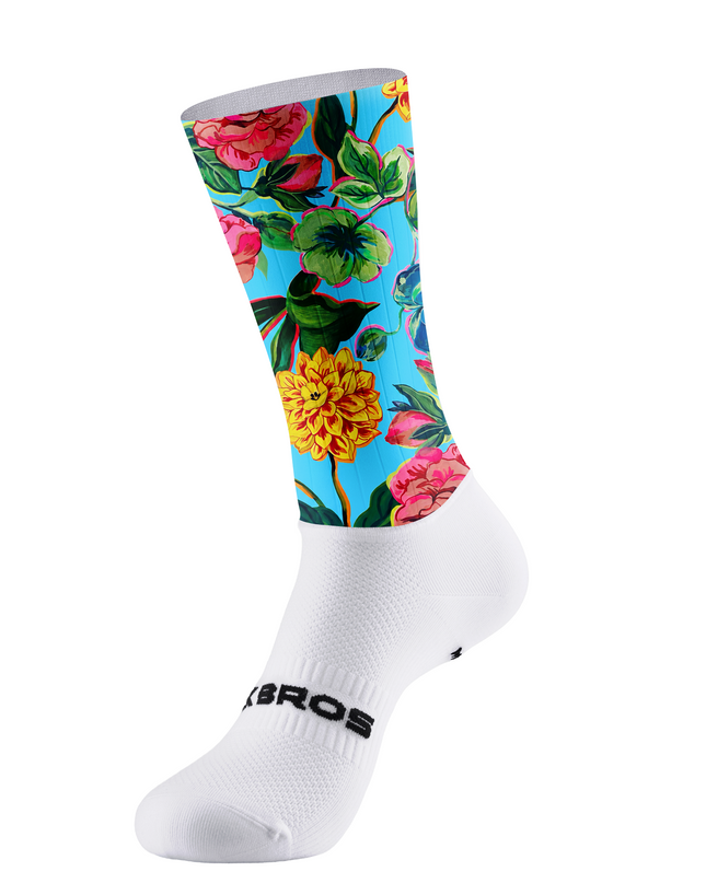 ROCKBROS Artistic Floral Cycling Socks
