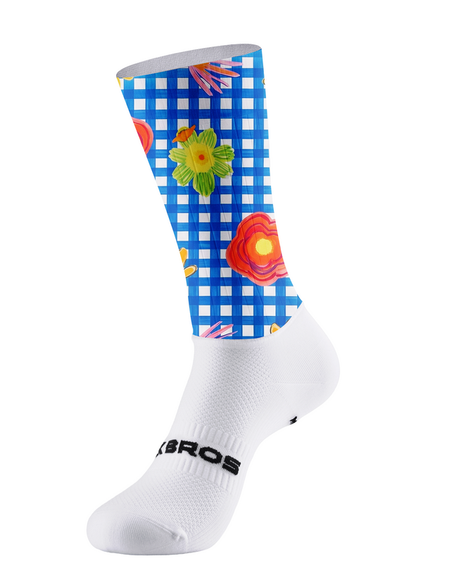 ROCKBROS Women's Gingham Floral Cycling Set