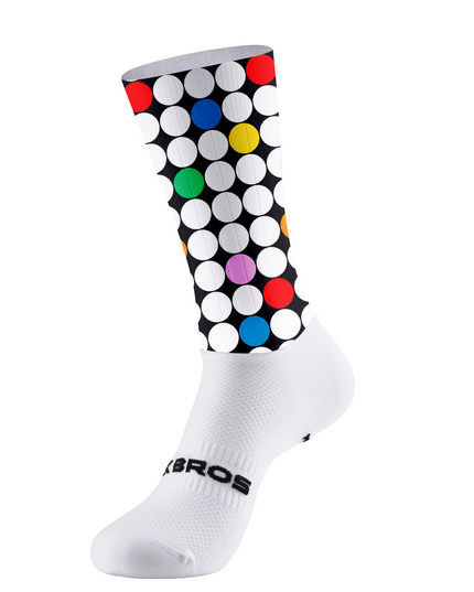 ROCKBROS Pop Art Colorful Polka Dot Cycling Socks