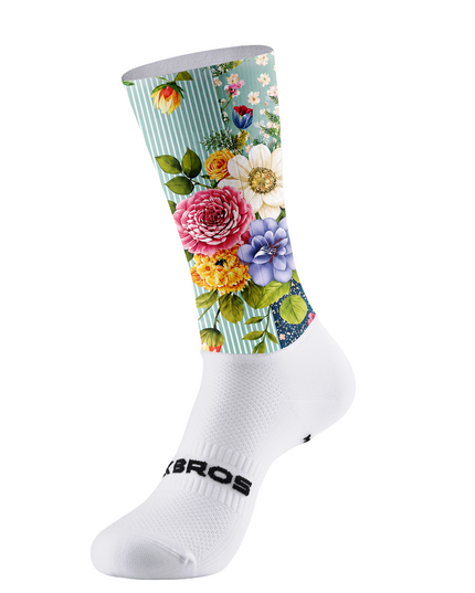 ROCKBROS Vintage Patchwork Floral Cycling Socks