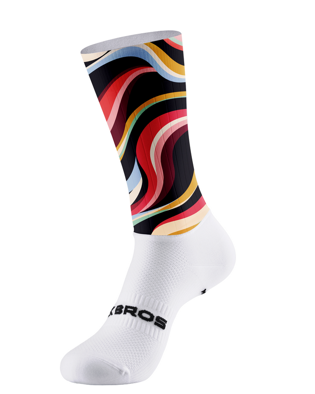 ROCKBROS Retro Wave Performance Cycling Socks