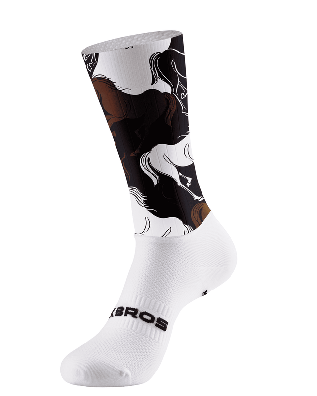 ROCKBROS Equestrian Ink Gallop Cycling Socks